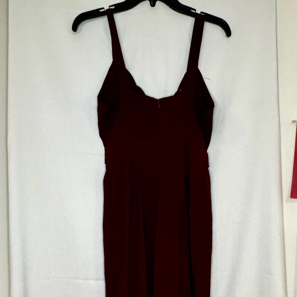 Elegant Burgundy jumpsuit
